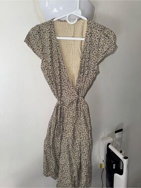 Floral Wrap dress Y2K pretty dress xsmall women or teen dress